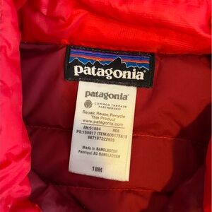 Patagonia Vibrant Red Quilted Jacket